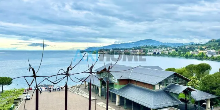 Magnifique attique avec terrasse face au lac