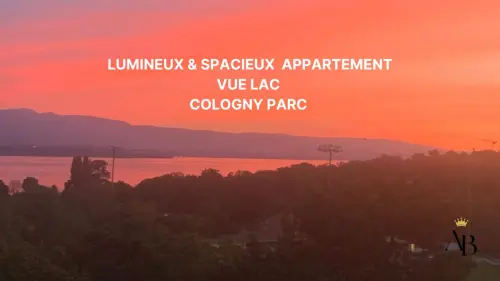 Elégant Appartement vue lac, résidence de luxe avec piscine intérieure & jacuzzi à Cologny
