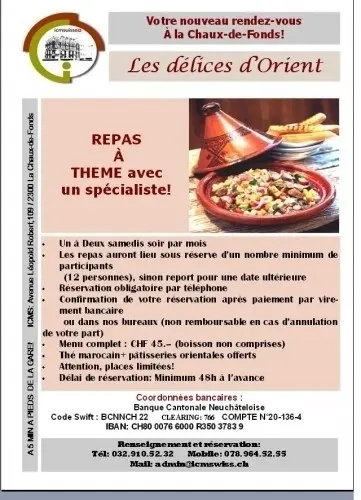 Les délices d'Orient - Repas à thème