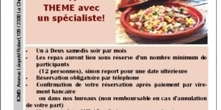 Les délices d'Orient - Repas à thème