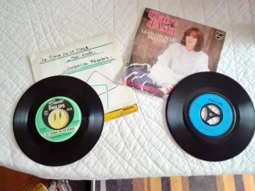 Disques vinyles 45 tours à Chigny