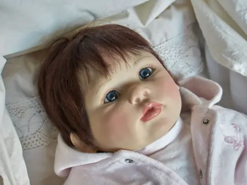 Véritable bébé et poussette de collection. exl. état à Neuchâtel