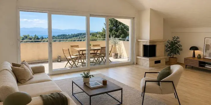 Magnifique Loft, 4.5 pièces avec vue sur le lac et les Alpes