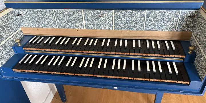 Clavecin de type français à deux claviers — 1976