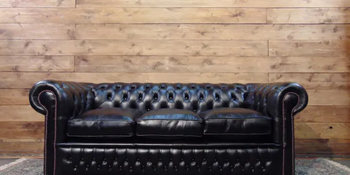 Canapé Chesterfield neuf anglais, original 3 places