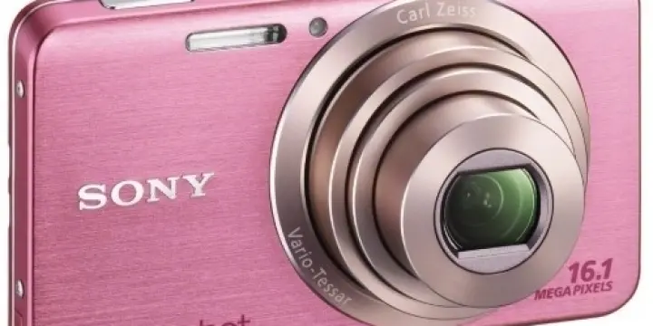 Sony rose DSC-W630 neuf +étui+carte mém.