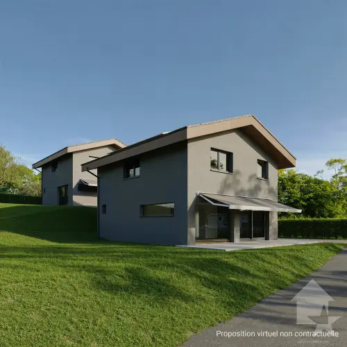 Jolie villa à construire de 143m2, 4,5 pces à Miège