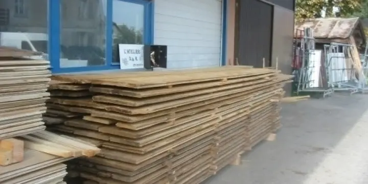 Plancher en bois ancien 