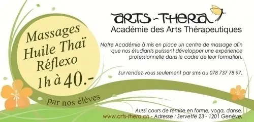 Massage à 40.- de l'heure à Genève