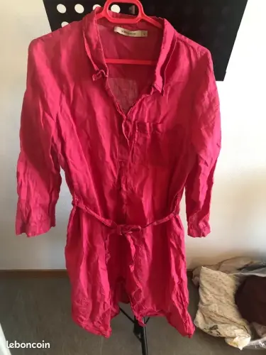 Robe rose fushia - lin- La fée maraboutée - 42 à Nyon