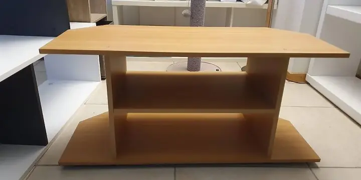 Meuble TV en bois clair