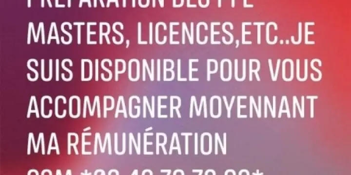 Préparation Encadrement Réalisation des PFE