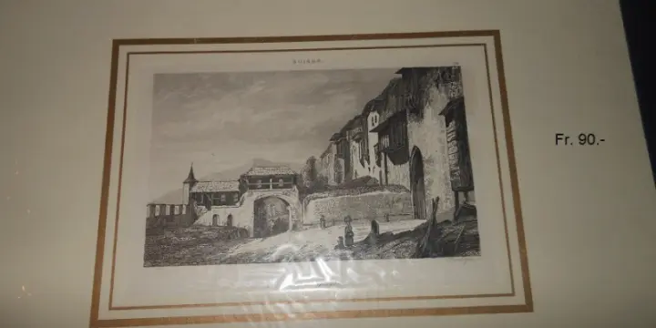 GRAVURES orig. de Fribourg / Gruyères et Jaun à vendre