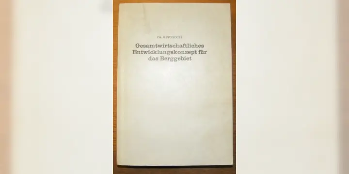 Gesamtwirtschaftliches Entwicklungskonzept für das Berggebiet.