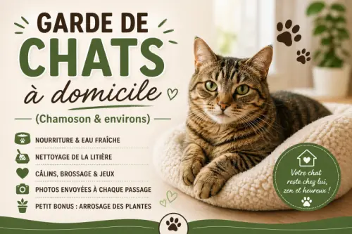 Garde de Chats à domicile (Chamoson & environs) à Chamoson