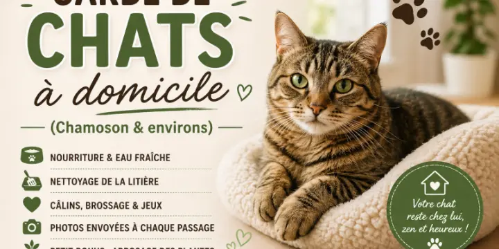 Garde de Chats à domicile (Chamoson & environs)