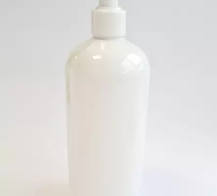Flacon / bouteille plastique blanc brillant
