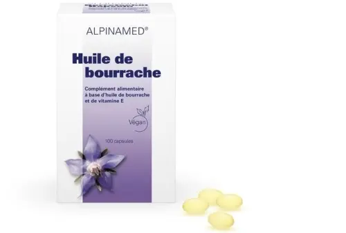 Alpinamed Huile Bourrache 500 capsules à Genève