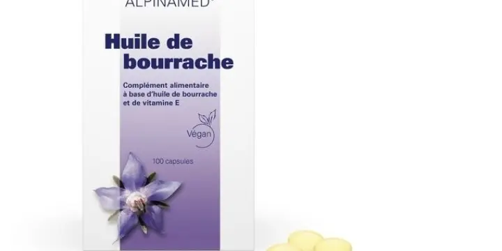 Alpinamed Huile Bourrache 500 capsules