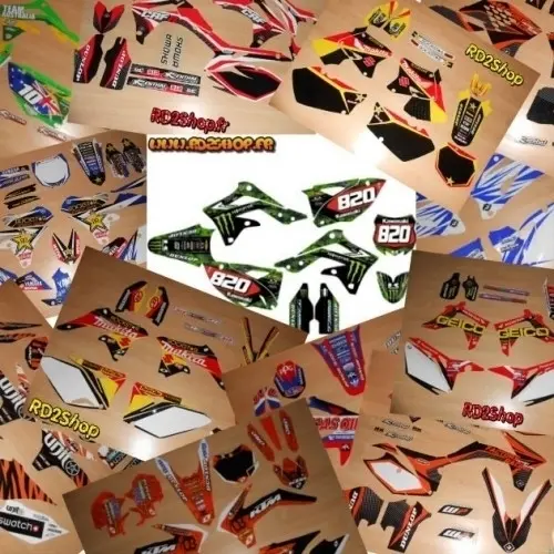 Tous Kit Déco /  Perso Motocross Enduro à Mattaincourt