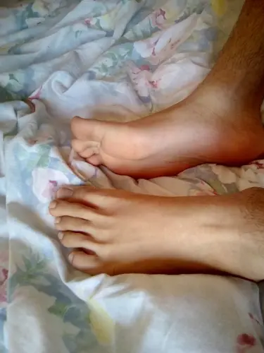 Photo de mes pieds à Delémont