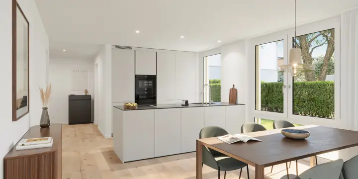 Wohnen wie im Einfamilienhaus - 5.5-Zimmer-Maisonette mit Garten