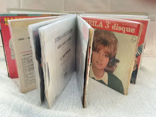 Collection de vinyl années 60 à Onex