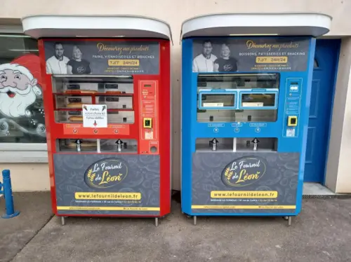 Distributeur automatique de pains et viennoiseries à Jouarre
