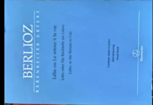 Partition chant et piano, Berlioz , Bärenreiter à Moutier