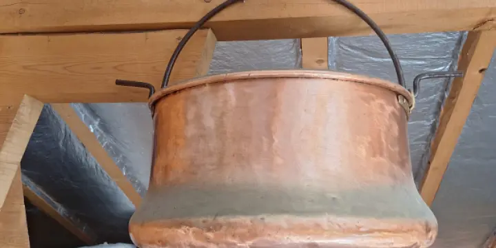 Chaudron Cuivre env. 100-120l.