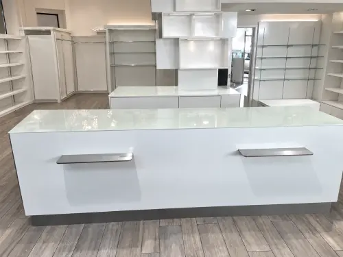 Agencement haut de gamme pour un magasin