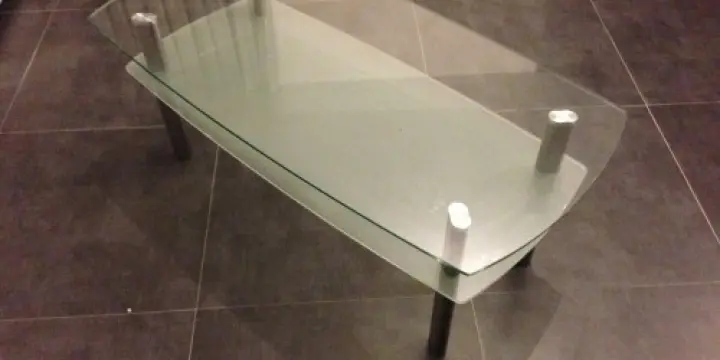 table basse en verre 