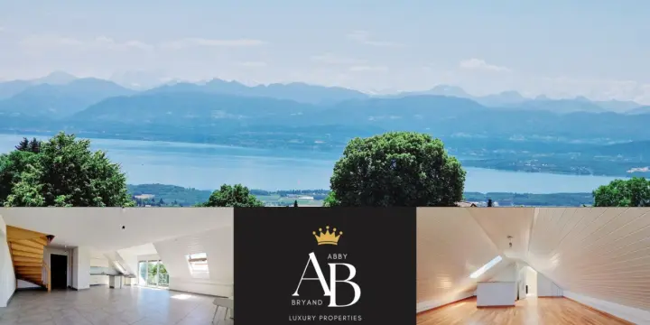 Abby bryand immobilier présente en exclusivité : Duplex Blue Lake /Arzier