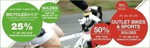 Vélos jusqu'à 50% de rabais, offre excep à Villeneuve