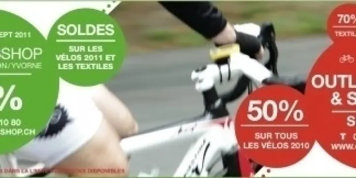 Vélos jusqu'à 50% de rabais, offre excep