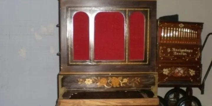 Orgue de barbarie Holl avec 3 cylindres