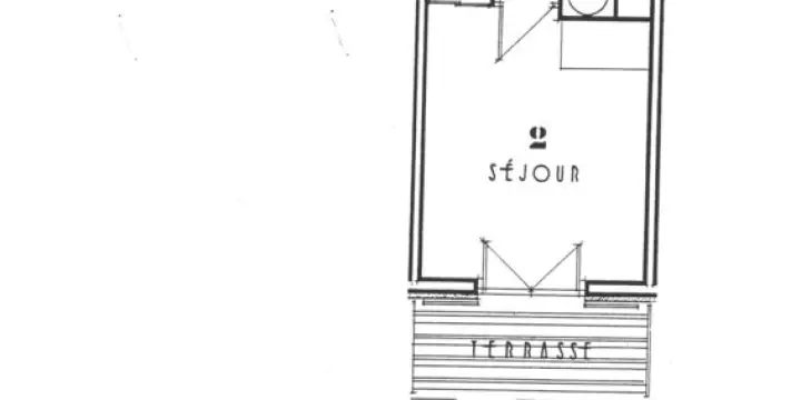 Studio meublé avec parking à l'année