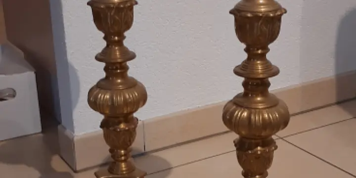 Chandeliers en laiton