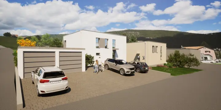 À vendre à Moutier maison neuve de 5.5 pièces avec un terrain de 615m²