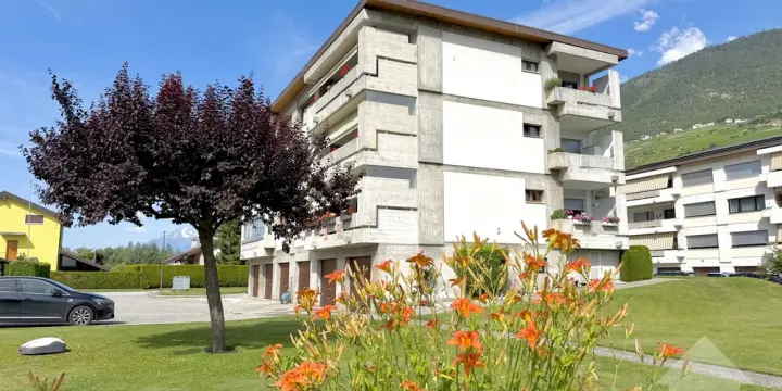 Appartement traversant de 115 m2, garage box, parc, cave et galetas !