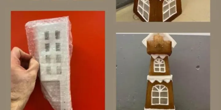 Moulin lumineux de Noël