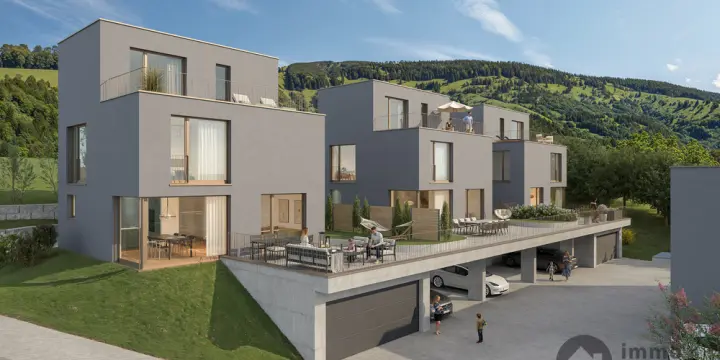 Neue Einfamilienhäuser am Sonnenhügel in Uerkheim