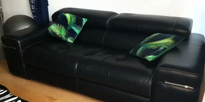 Canapé cuir luxe natuzzi 3 personnes