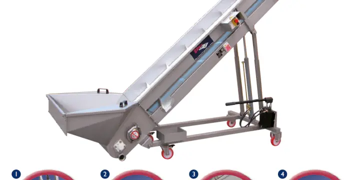 Élévateur à vendanges de marque CMA model N400