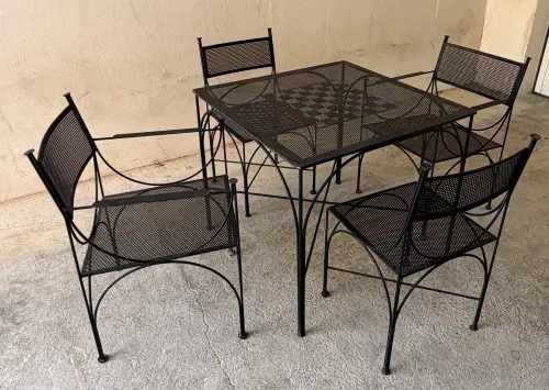 Table de jardin vintage René-Jean Caillette