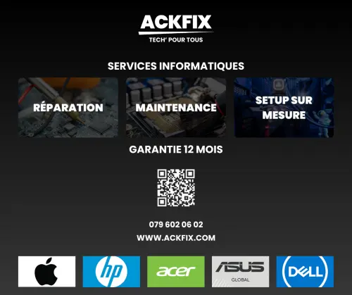 Services informatiques - Garantie 12 mois à Bavois