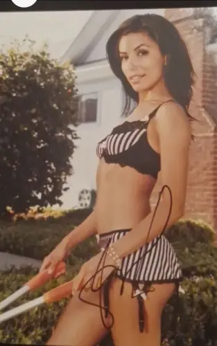 Autographe Eva Longoria à Sembrancher