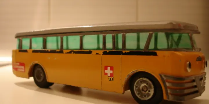 Tekno 850 Volvo autobus PTT Lugano 1:50 Année 1950