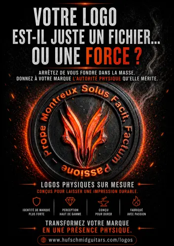 Transformation de logos en rendus réalistes à Aigle