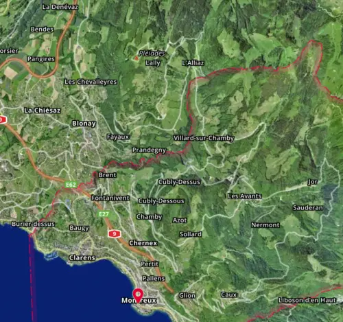 recherche de maison les hauteurs de Montreux à Montreux